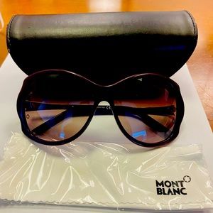 MontBlanc oversized sunglasses